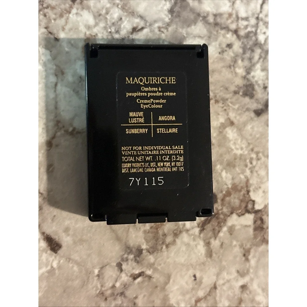 LANCOME Maquiriche Eye‎ Color Mauve Luster Angora Sunberry Stellaire .11 Oz 3.2G